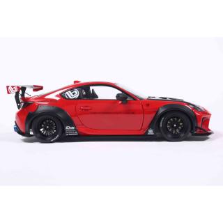 TOYOTA GR86 LIBERTY WALK BODY KIT RED 2024 S1813605 Solido 1:18 Metallmodell